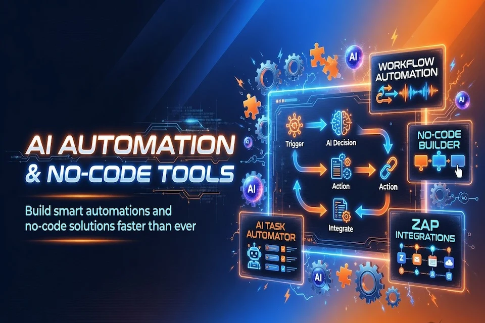 AI Automation and No-Code Tools banner