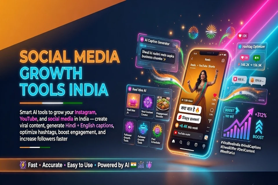 Social Media Growth Tools India banner