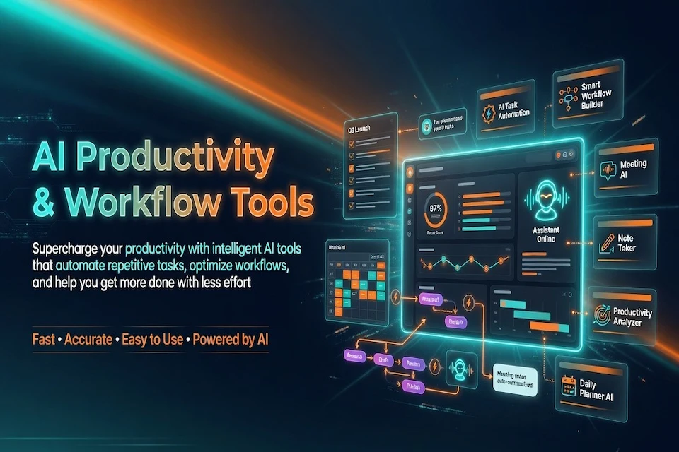 Productivity and Workflow AI Tools banner