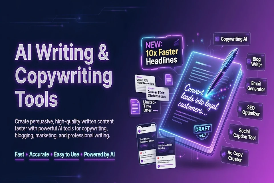 AI Writing and Copywriting Tools banner